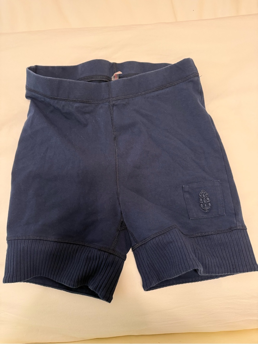 Free People Movement Navy Biker Shorts